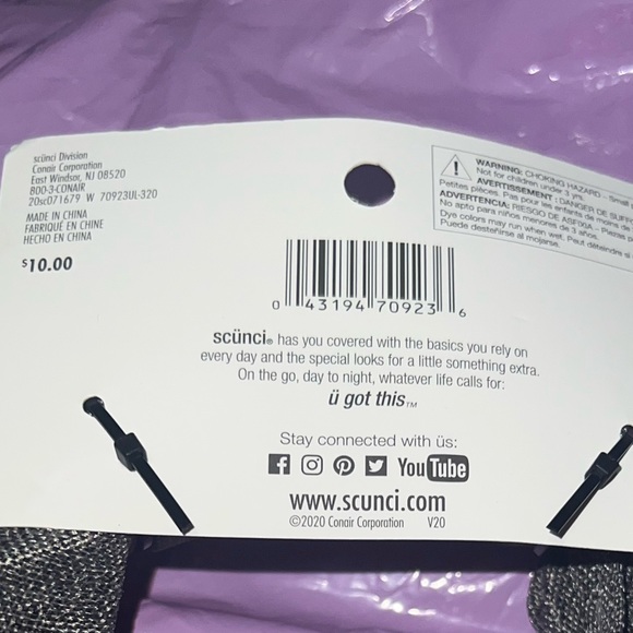 Scunci Gray Top Knot Headband - Picture 8 of 11